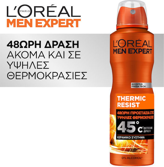 L'Oreal Paris Men Expert Thermic Resist 45°C Αποσμητικό 48h σε Spray 150ml