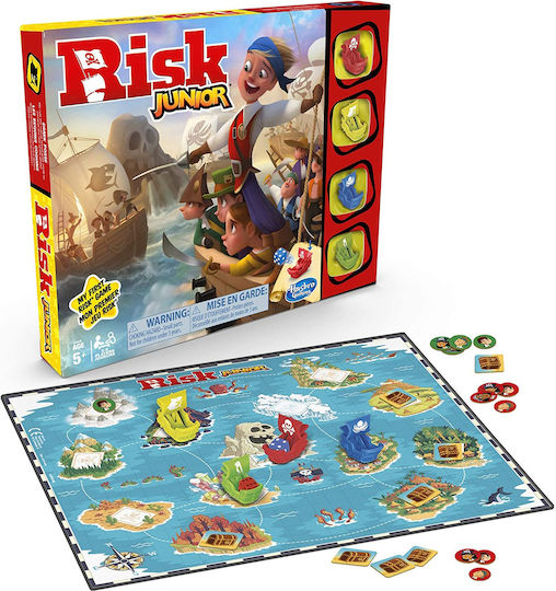 Επιτραπέζιο Παιχνίδι Risk Junior για 2-4 Παίκτες 5+ Ετών (EN) Hasbro