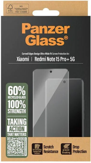 PanzerGlass Ultra Wide Fit Tempered Glass (Redmi Note 15 Pro+ / Poco M8 Pro) PG01689