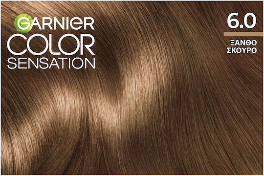 Garnier Color Sensation Βαφή Μαλλιών 6.0 Ξανθό Σκούρο 110ml
