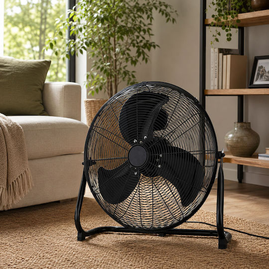 Ankor Ankor Bodenventilator 80W Lüfterdurchmesser 40cm Schwarzer
