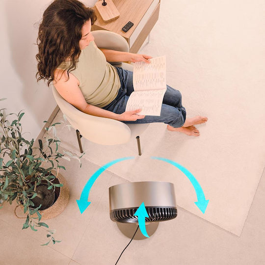 Cecotec EnergySilence 2400 Cyclone Ventilator Pe Piedestal 40W cu Telecomandă Alb