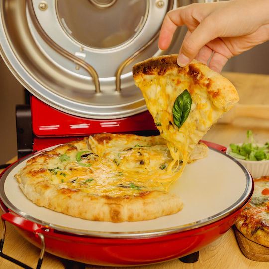 Cecotec Fun Pizza&Co Mamma Mía Window Plus Παρασκευαστής Πίτσας 1200W Κόκκινος