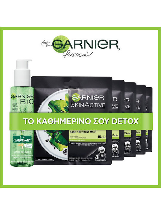 Bio & Skinactive Daily Detox Routine Hautpflegeset für Feuchtigkeitsspendend & Gesichtsreinigung 6Stück