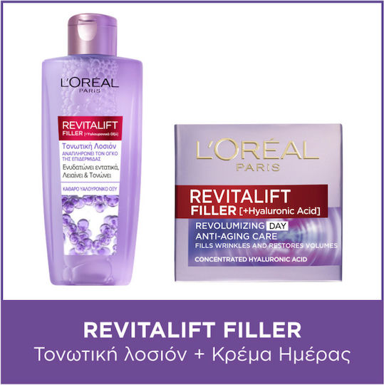 L'Oreal Paris Revitalift Filler Σετ Περιποίησης για Αντιγήρανση, Ενυδάτωση & Σύσφιξη
