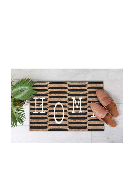 SteweHome Non-Slip Orange Doormat 70x45cm