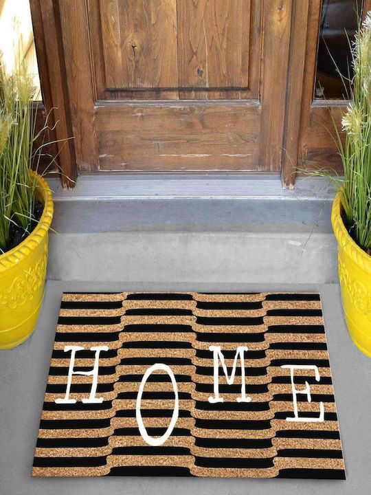 SteweHome Non-Slip Orange Doormat 70x45cm