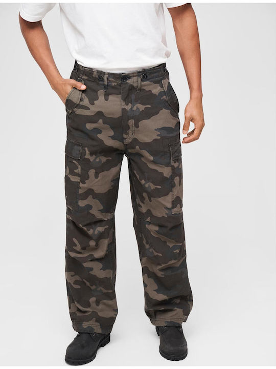 Trousers Cargo in Slim Fit Dark Camo