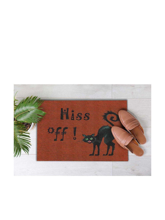 SteweHome Non-Slip Orange Doormat 70x45cm