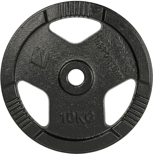 inSPORTline Metal Plate 1 x 10kg Φ30mm with Handles