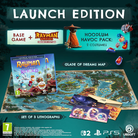 Rayman Legends Retold Launch Edition PS5 Game - Προπαραγγελία