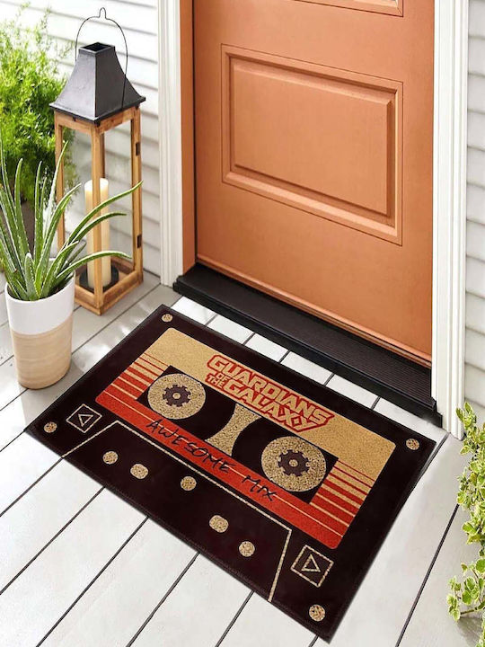 SteweHome Non-Slip Orange Doormat 70x45cm