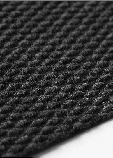 SteweHome Non-Slip Black Doormat 100x150cm
