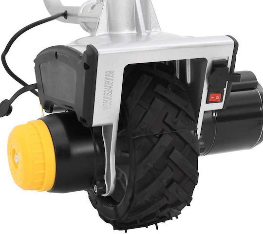Suspension Wheel Trailer 12 V 550 W Aluminum 4013455 Black