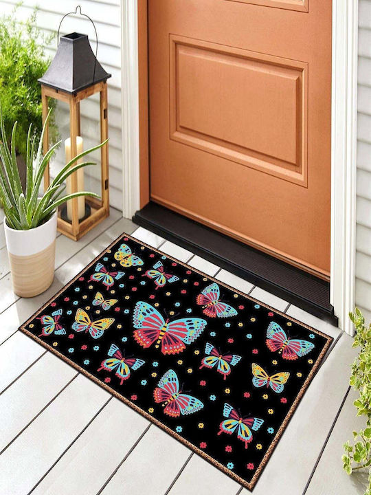 SteweHome Non-Slip Red Doormat