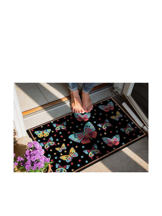 SteweHome Non-Slip Red Doormat