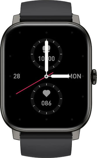Zeblaze Btalk Pro 49mm Smartwatch with Heart Rate Monitor Black