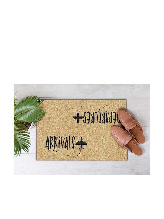 SteweHome Non-Slip Orange Doormat