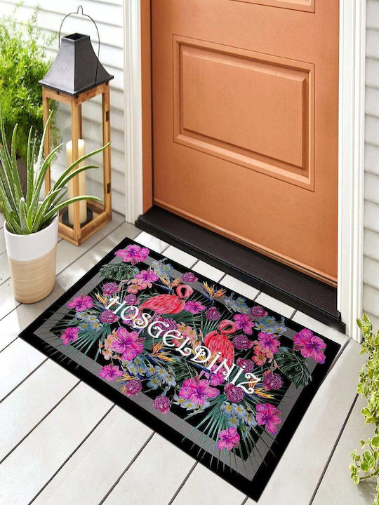 SteweHome Non-Slip Pink Doormat