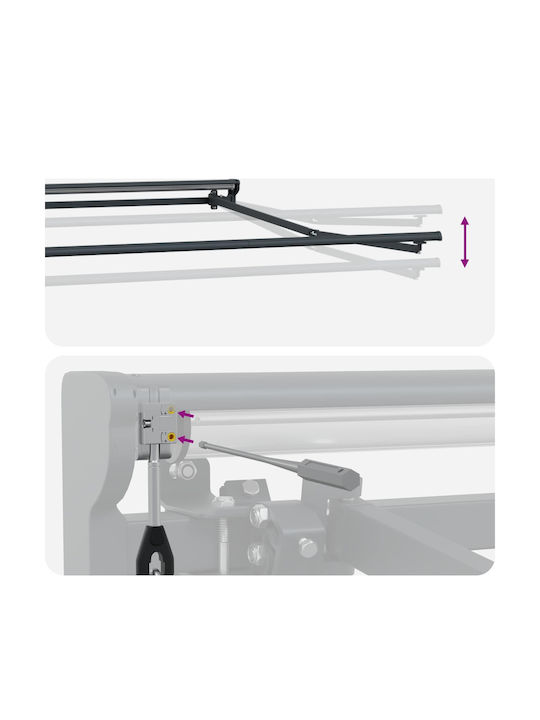 vidaXL Cort Terasă Galben Cu LED 3.5x2m