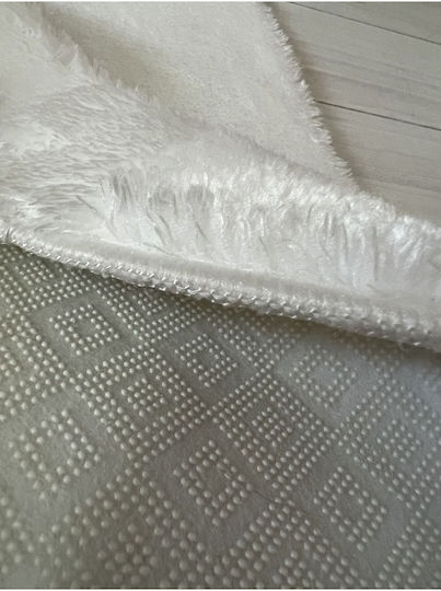 SteweHome Wohnzimmer Teppich Rutschfest 60x100cm Weiß SteweHome Wohnzimmer Teppich Rutschfest 60x100cm Weiß
