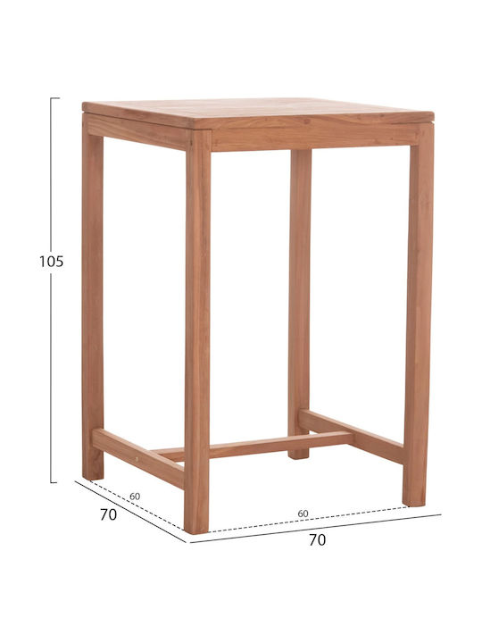 Set Bar de Exterior 3 Piese Culoare Naturală
