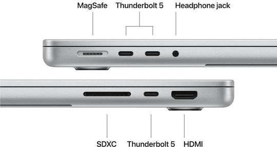 Apple MacBook Pro 14.2" IPS Retina Display 120Hz (M5 Pro-18-Core/64GB/2TB SSD/20-Core GPU) Silver (International English Keyboard)