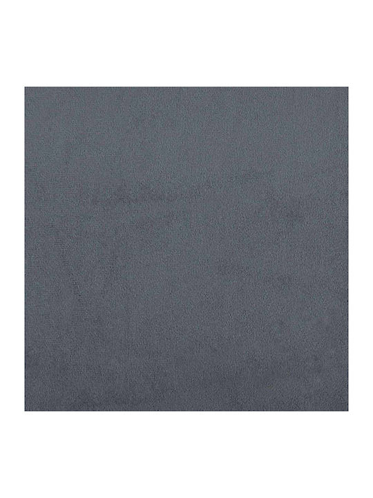 vidaXL Bett Einzel mit Samt Grau mit Stauraum, Latten & Matratze 100x203cm