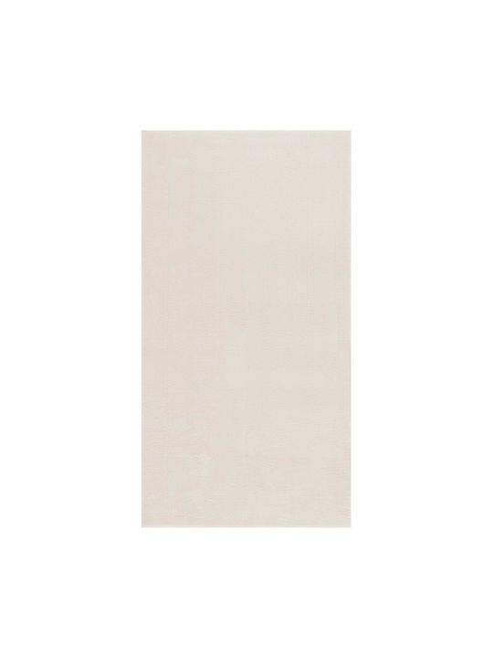 vidaXL Rectangular Shaggy Cream White Living Room Rug 120x183cm