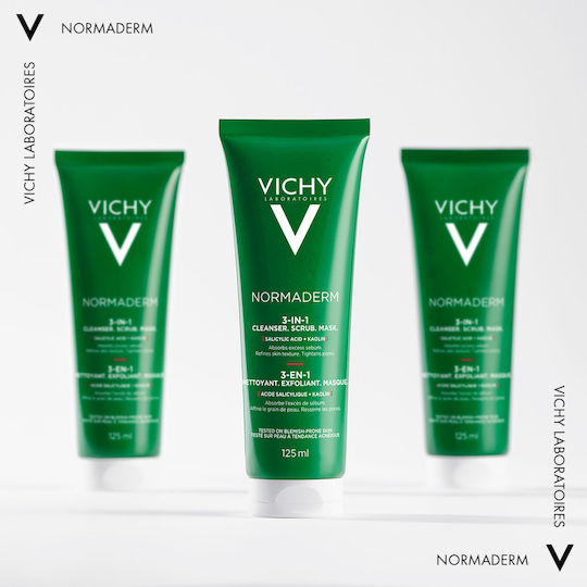 Vichy Normaderm 3 in 1 Face Peeling Mask 125ml
