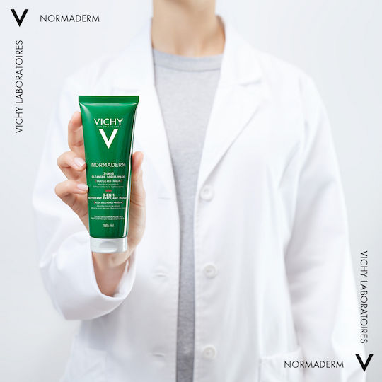 Vichy Normaderm 3 in 1 Face Peeling Mask 125ml