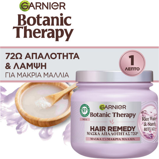 Garnier Rice Water & Starch Rituals Μάσκα Μαλλιών για Λάμψη 340ml