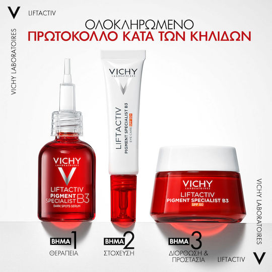 Vichy Liftactiv Specialist B3 Anti-Aging Serum Gesicht mit Niacinamid für Strahlkraft & Flecken 30ml