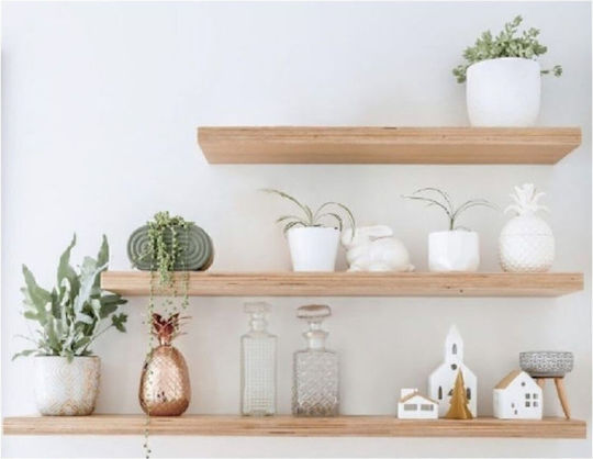 Wall Shelves Brown 3 Pieces 50x10x10cm
