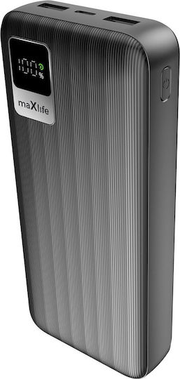 Maxlife MXPB-07 Power Bank 20000mAh Μαύρο