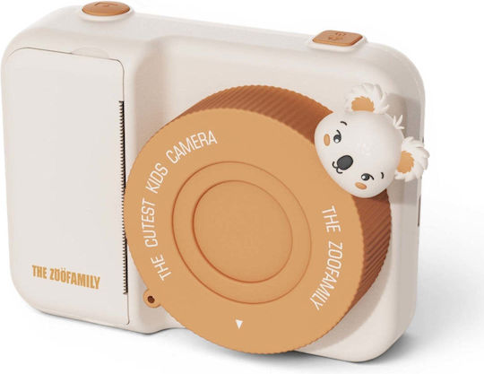 The Zoofamily Zoo Print Koala Kids Camera 4.8MP with Thermal Printing Pink