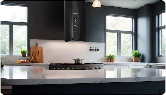 Berdsen Chimney Recirculation Hood 35cm Black