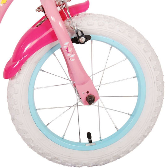 Volare Disney Princess 14" Παιδικό Ποδήλατo BMX Ροζ