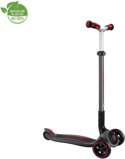 Globber Kinderroller Klappbar 3-Rad für 4+ Jahre Rot