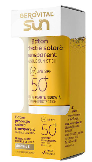 Gerovital Слънцезащитен Стик За Лице SPF50+