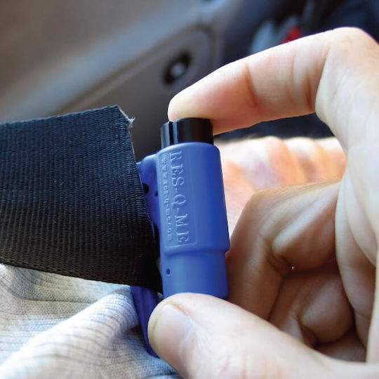 Resqme Automatic Car Emergency Hammer With Pink Seatbelt Cutter