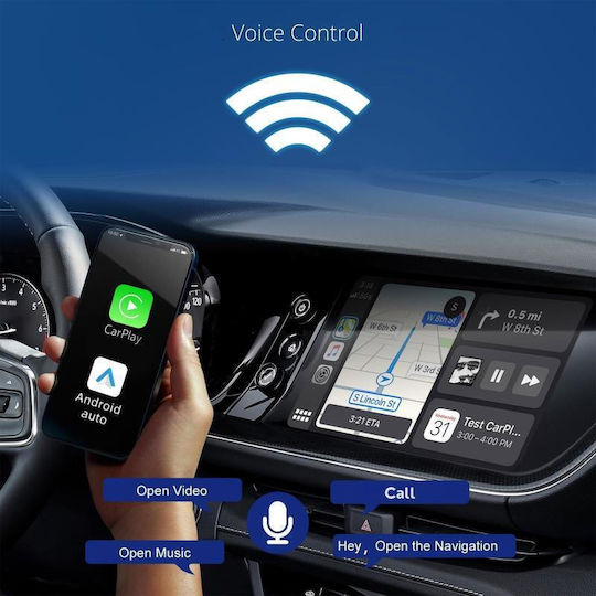 Blavec Bcp-03 Wireless Carplay Android Auto Adapter Usb A Type-c Cpaabcp03-bwub Auto-Multimedia-Adapter Schwarz