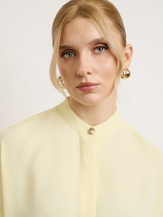 Women's Short Sleeve Shirt Yellow