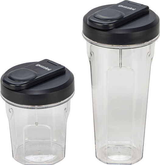 Guzzini Sous Chef Μπλέντερ με Πλαστική Κανάτα 900 ml Γκρι