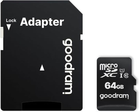 GoodRAM M1AA microSDXC 64GB U1 UHS-I 60MB/s с адаптер