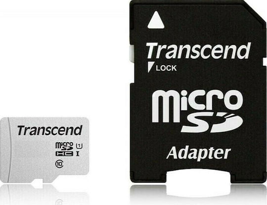Transcend 300s microSDXC 256GB U3 V30 A1 UHS-I 95MB/s με αντάπτορα
