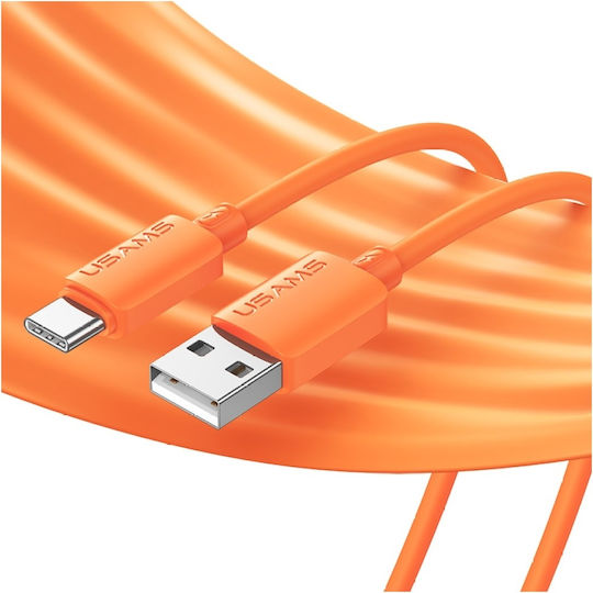 Usams USB 2.0 Kabel USB Typ-C männlich - USB-A 18W Schwarzes 1m SJ786USB01