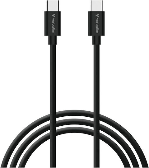 Verbatim USB 2.0 Cable USB-C Male - USB-C 60W Black 32391 2 Pieces