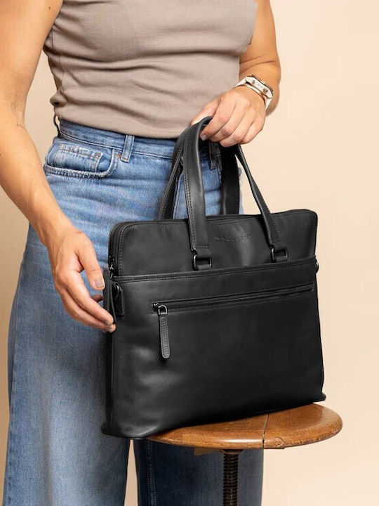 The Chesterfield Brand Laptop Bag 15" in Black Colour C40.110300