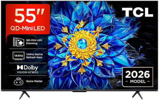 TCL Smart Fernseher 55" 4K Ultra HD QD-Mini LED P8L HDR (2026) 55P8L